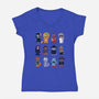 Family Kittens-womens v-neck tee-Vallina84