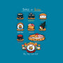 Sushi Type-none removable cover w insert throw pillow-Vallina84