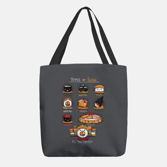 Sushi Type-none basic tote bag-Vallina84