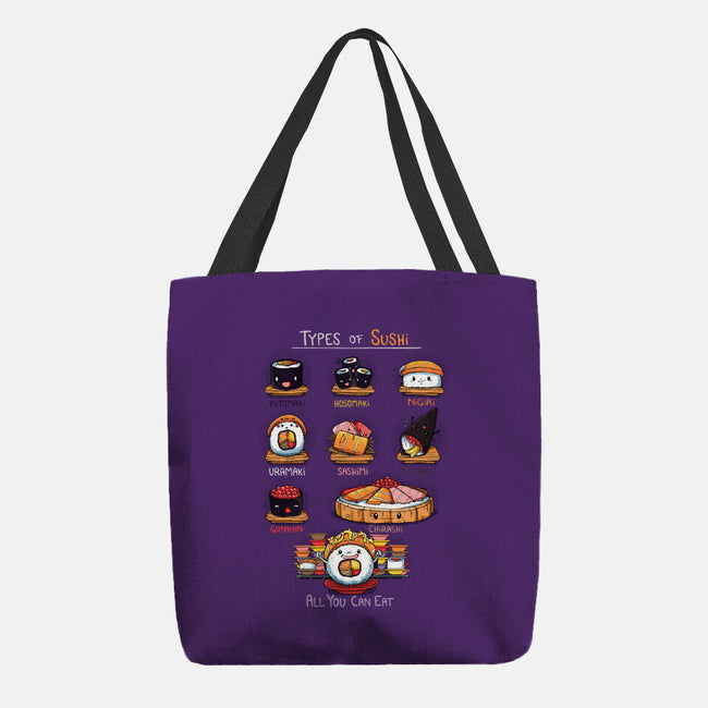 Sushi Type-none basic tote bag-Vallina84