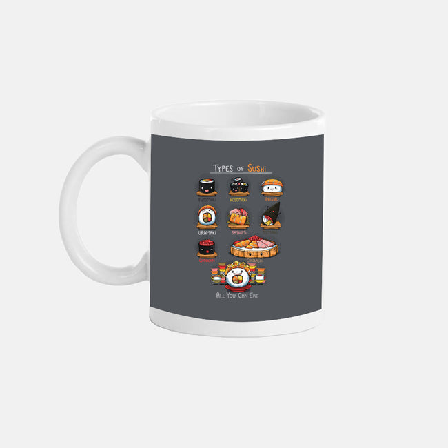 Sushi Type-none mug drinkware-Vallina84