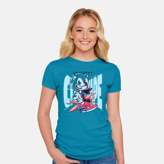 City Escape-womens fitted tee-estudiofitas