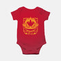 Fireball Bomb-baby basic onesie-Alundrart