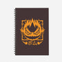 Fireball Bomb-none dot grid notebook-Alundrart