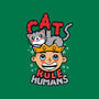 Cats Rule Humans-unisex basic tee-Boggs Nicolas