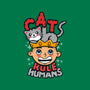 Cats Rule Humans-unisex pullover sweatshirt-Boggs Nicolas