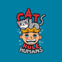 Cats Rule Humans-none mug drinkware-Boggs Nicolas