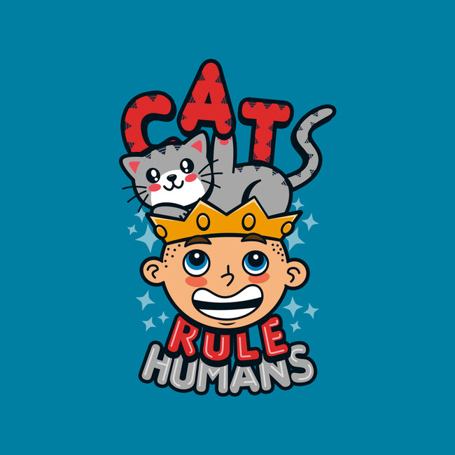Cats Rule Humans-dog adjustable pet collar-Boggs Nicolas