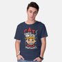 Cats Rule Humans-mens basic tee-Boggs Nicolas