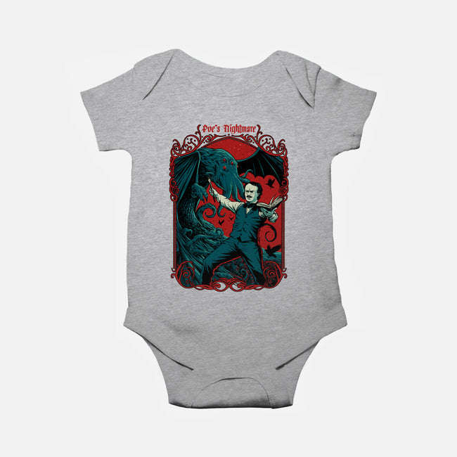 Poe's Nightmare-baby basic onesie-Hafaell