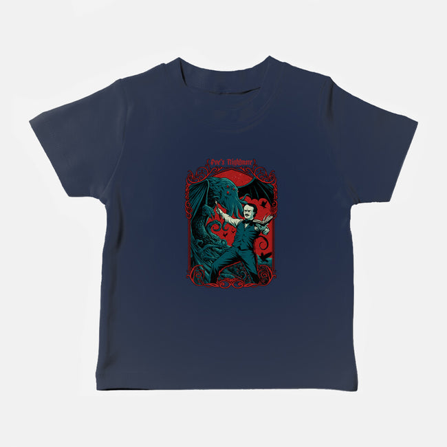 Poe's Nightmare-baby basic tee-Hafaell