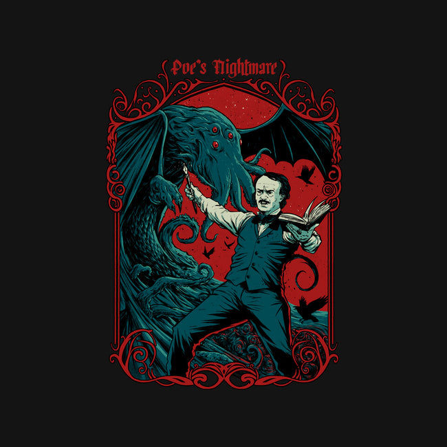 Poe's Nightmare-none removable cover w insert throw pillow-Hafaell