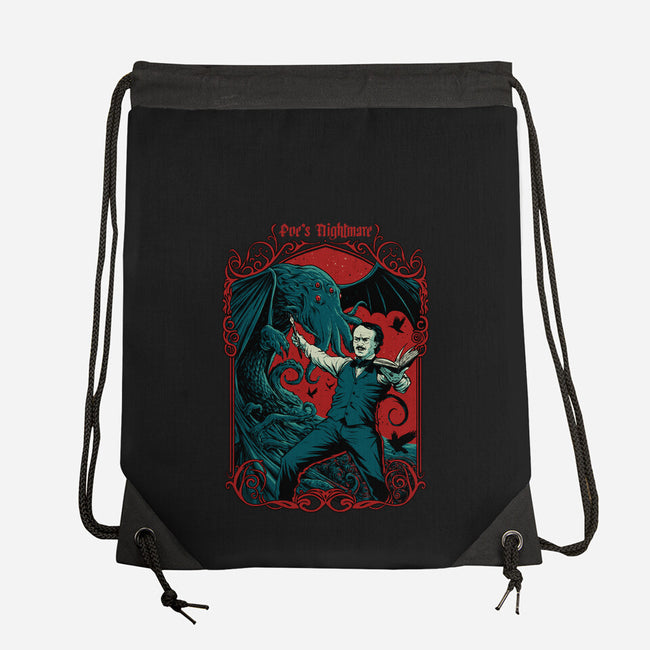 Poe's Nightmare-none drawstring bag-Hafaell
