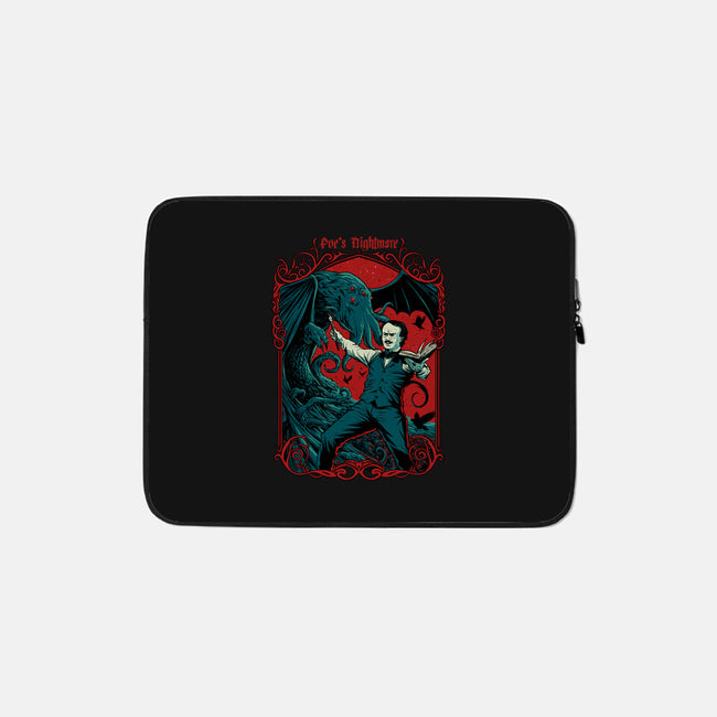 Poe's Nightmare-none zippered laptop sleeve-Hafaell