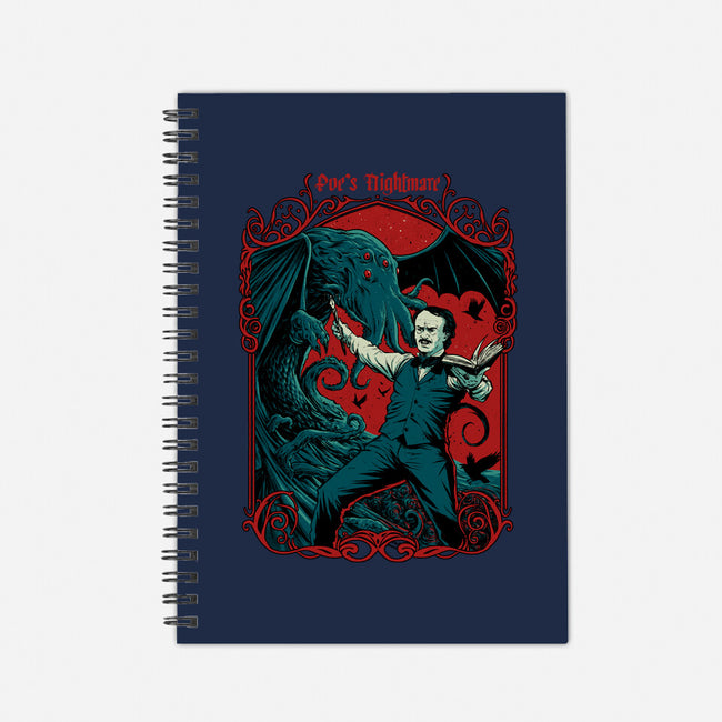 Poe's Nightmare-none dot grid notebook-Hafaell