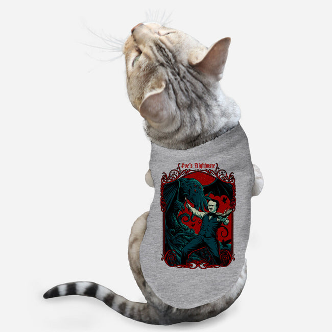 Poe's Nightmare-cat basic pet tank-Hafaell