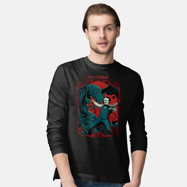 Poe's Nightmare-mens long sleeved tee-Hafaell