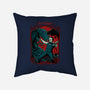Poe's Nightmare-none removable cover w insert throw pillow-Hafaell
