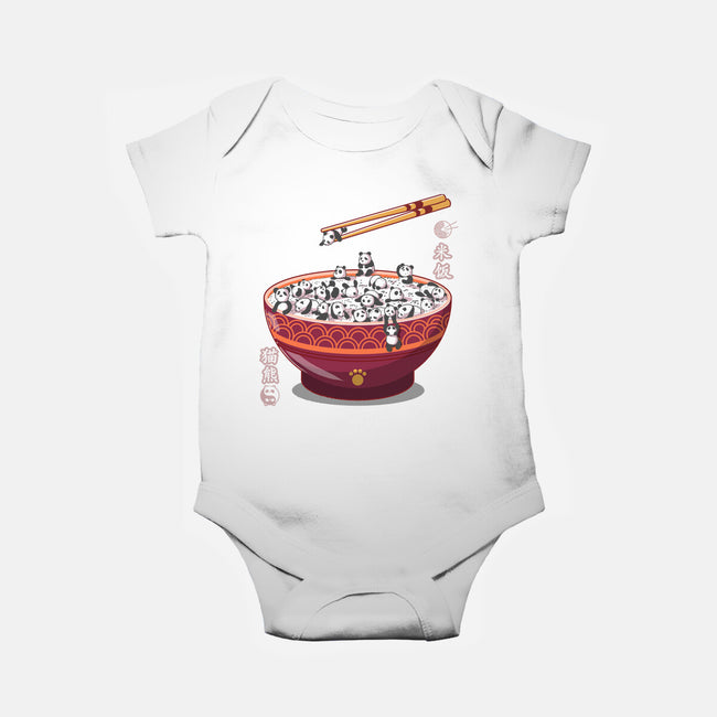 Panda Rice-baby basic onesie-erion_designs