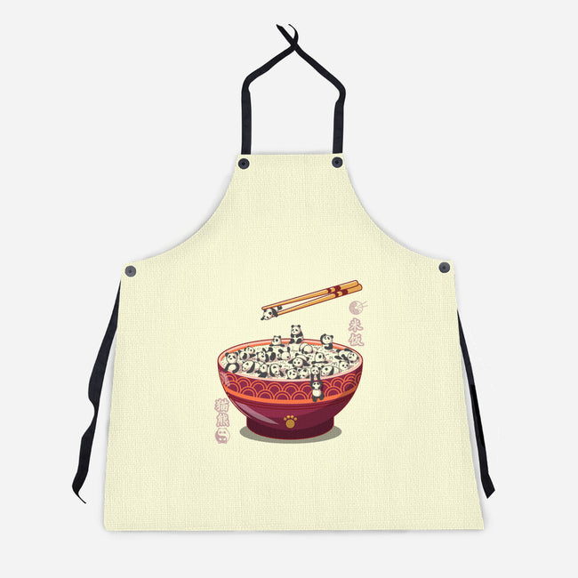 Panda Rice-unisex kitchen apron-erion_designs