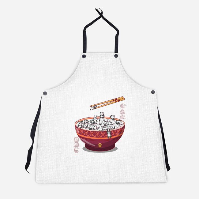 Panda Rice-unisex kitchen apron-erion_designs