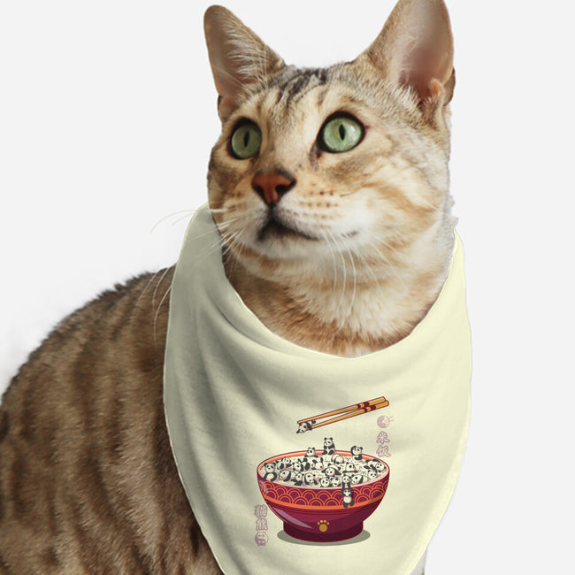 Panda Rice-cat bandana pet collar-erion_designs