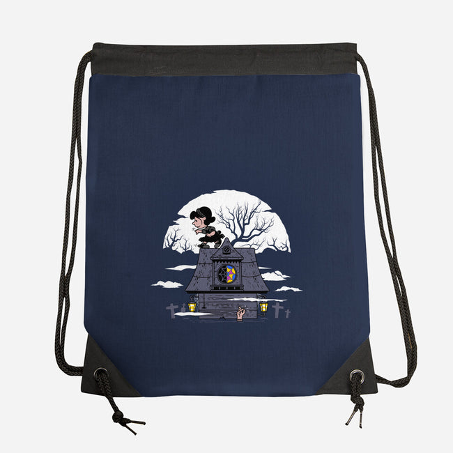 Wednutsday-none drawstring bag-rocketman_art