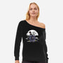 Wednutsday-womens off shoulder sweatshirt-rocketman_art