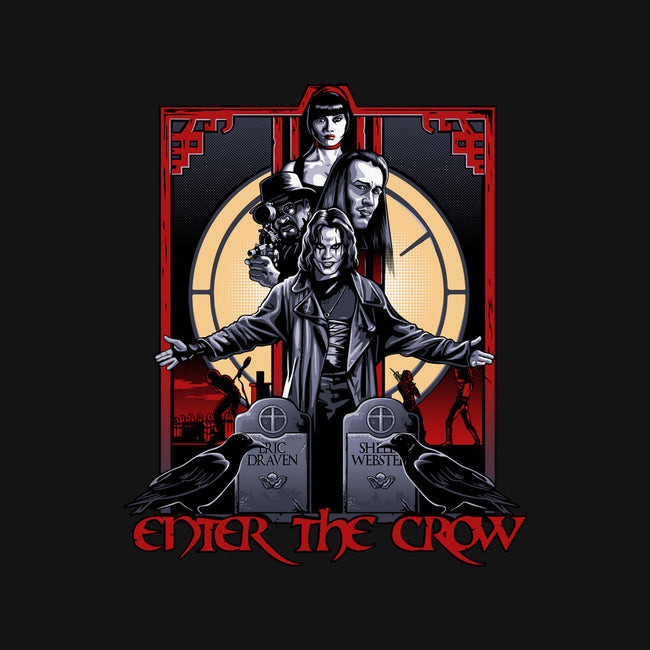 Enter The Crow-none removable cover throw pillow-goodidearyan