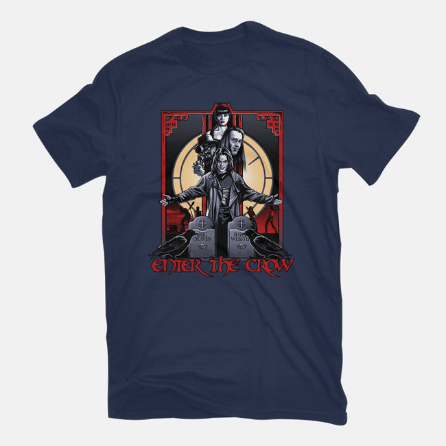 Enter The Crow-womens fitted tee-goodidearyan