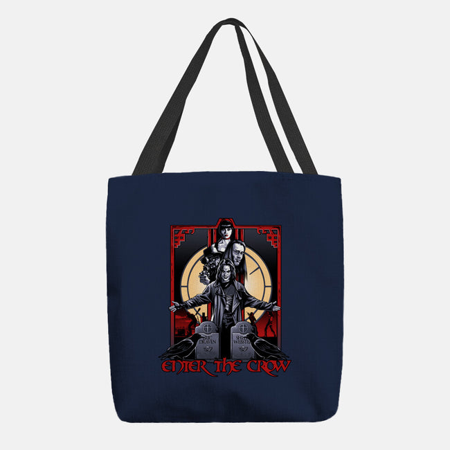 Enter The Crow-none basic tote bag-goodidearyan