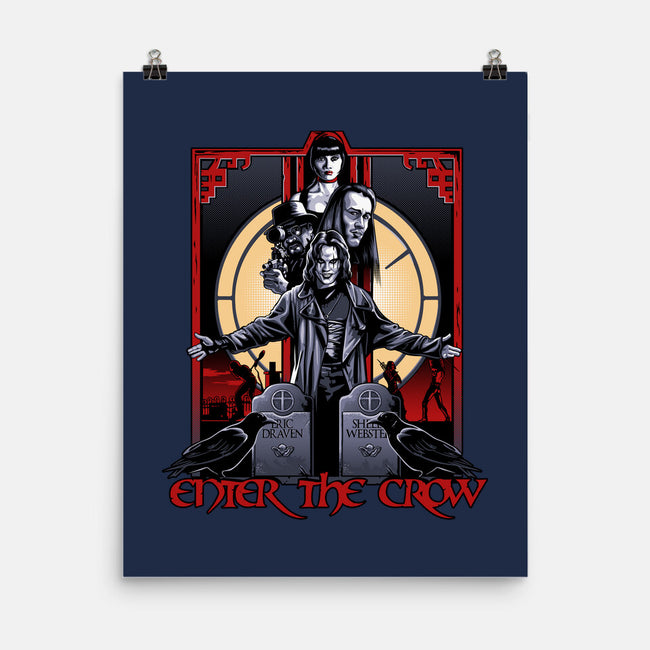 Enter The Crow-none matte poster-goodidearyan