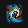 Space And Time Vortex-womens v-neck tee-kharmazero