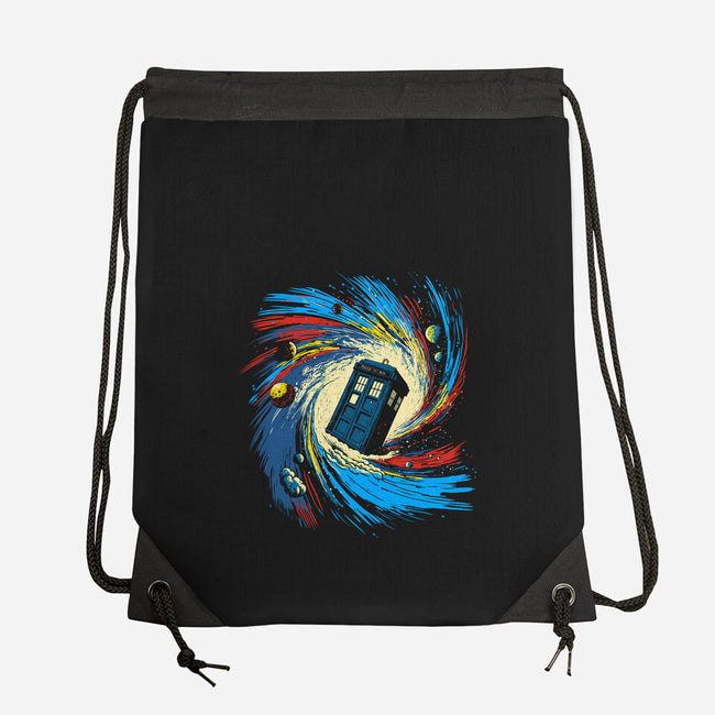 Space And Time Vortex-none drawstring bag-kharmazero