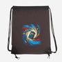 Space And Time Vortex-none drawstring bag-kharmazero