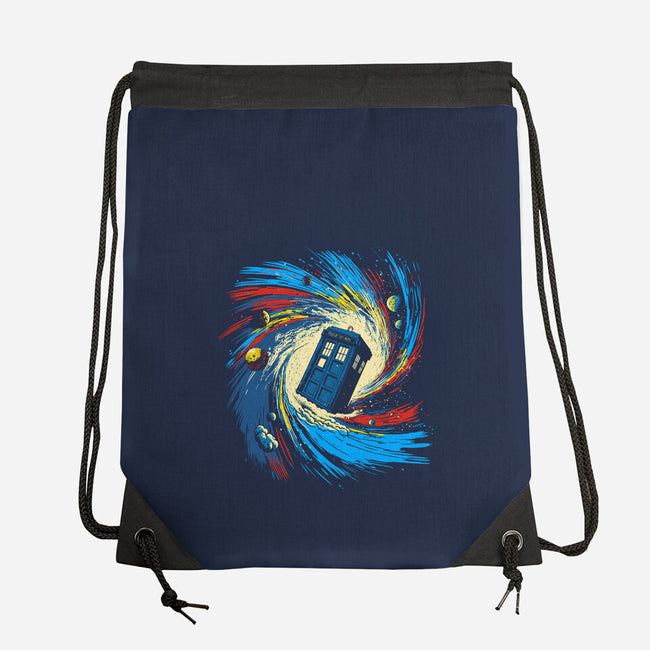 Space And Time Vortex-none drawstring bag-kharmazero