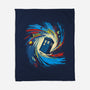 Space And Time Vortex-none fleece blanket-kharmazero