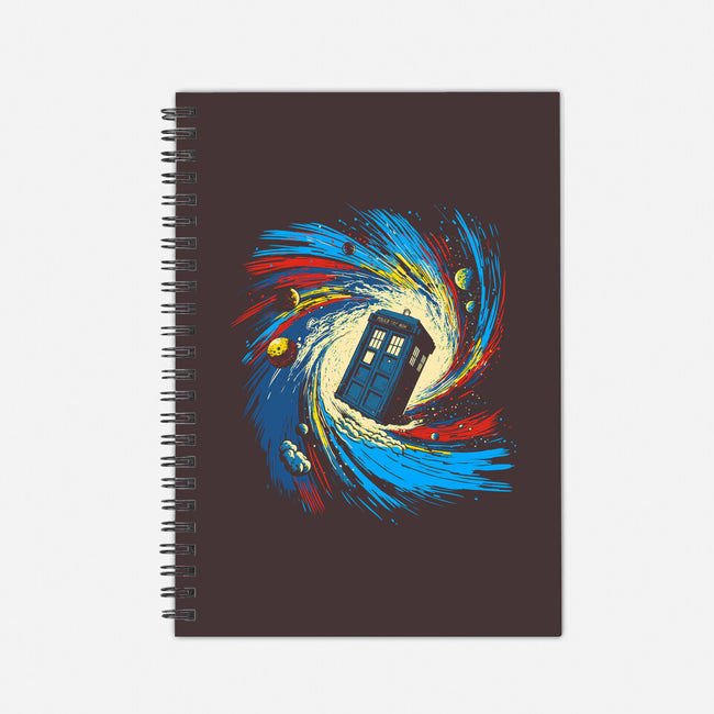 Space And Time Vortex-none dot grid notebook-kharmazero