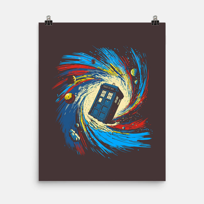 Space And Time Vortex-none matte poster-kharmazero