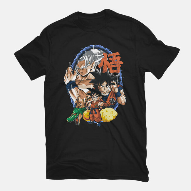 Evolution Of A Saiyan-mens heavyweight tee-Badbone Collections