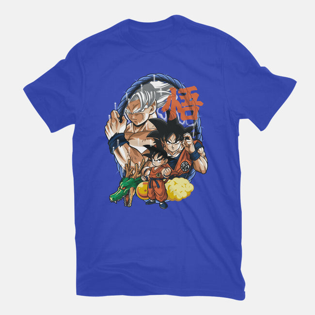 Evolution Of A Saiyan-mens heavyweight tee-Badbone Collections