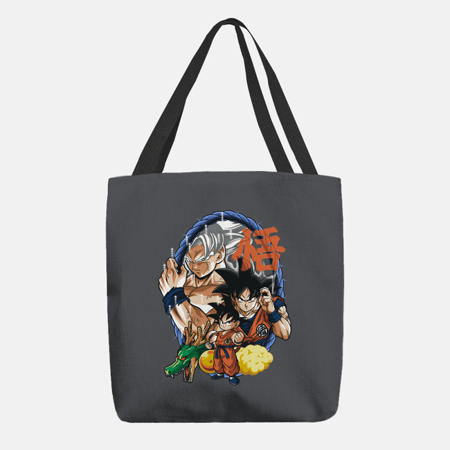 Evolution Of A Saiyan-none basic tote bag-Badbone Collections