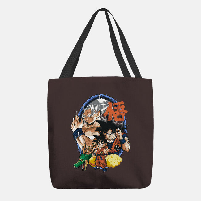 Evolution Of A Saiyan-none basic tote bag-Badbone Collections