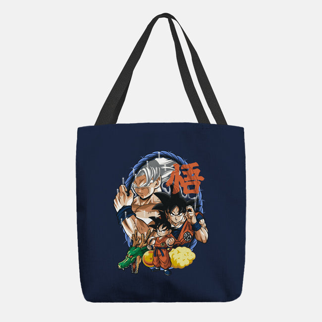 Evolution Of A Saiyan-none basic tote bag-Badbone Collections