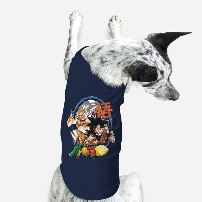 Evolution Of A Saiyan-dog basic pet tank-Badbone Collections