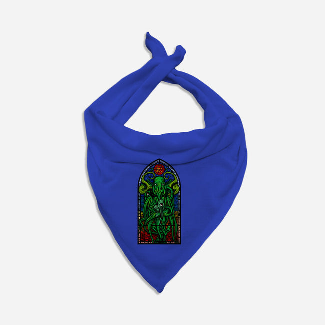 Temple Of Cthulhu-dog bandana pet collar-drbutler