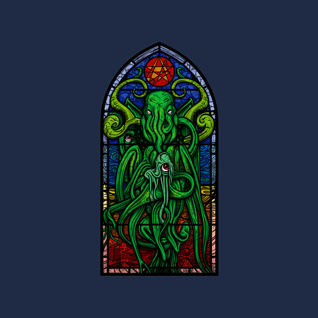 Temple Of Cthulhu-none polyester shower curtain-drbutler