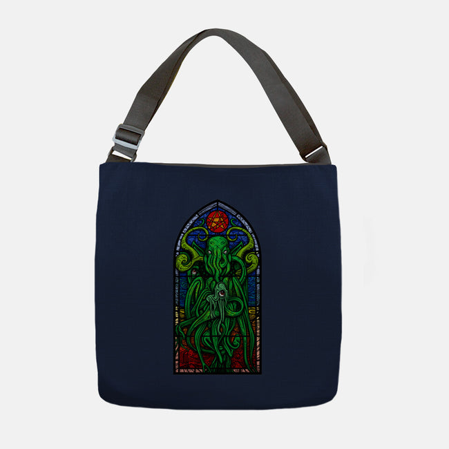 Temple Of Cthulhu-none adjustable tote bag-drbutler