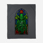 Temple Of Cthulhu-none fleece blanket-drbutler