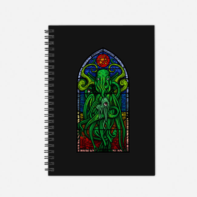 Temple Of Cthulhu-none dot grid notebook-drbutler